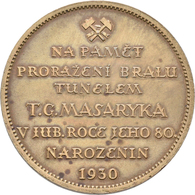 Medaillen Alle Welt: CSR: Seltene Medaille 1930 Auf Den Tunnel Durchbruch Für Die Eisenbahnstrecke H - Non Classificati