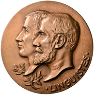 Medaillen Alle Welt: Dänemark, Kopenhagen: Lot 2 Medaillen: Bronzegußmedaille 1936 Von W.P. Larsen ( - Sin Clasificación