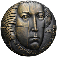 Medaillen Alle Welt: Finnland: Bronzemedaille 1980 Von Kauko Räsänen, Umweltschutzjahr, Werke Katalo - Non Classés
