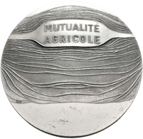 Medaillen Alle Welt: Frankreich: Silbermedaille 1979 V. S. Bret, MUTUALITÉ AGRICOLE, Randpunze "1979 - Unclassified