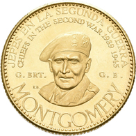 Medaillen Alle Welt: Großbritannien: Bernard Montgomery, Generalfeldmarschall (1887-1976); Goldmedai - Unclassified