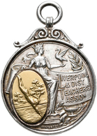 Medaillen Alle Welt: Großbritannien: Silbermedaille (Gravur 1921), Preismedaille, London Vs. Liverpo - Sin Clasificación