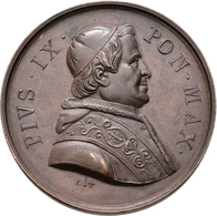 Medaillen Alle Welt: Italien-Kirchenstaat, Pius IX. 1846-1878: Bronzemedaille O.J. (1846), Stempel V - Non Classificati