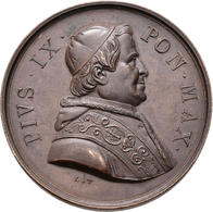 Medaillen Alle Welt: Italien-Kirchenstaat, Pius IX. 1846-1878: Bronzemedaille O.J. (1846), Stempel V - Non Classés