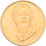 Medaillen Alle Welt: Libyen: Goldmedaille AH 1390 (1970) Muammar Abu Minyar Al Gaddafi, Unsigniert. - Non Classés