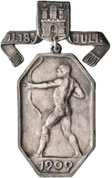 Medaillen Alle Welt: Schützenmedaille - Bundesschießen: Hamburg 1909, XVI. Bundesschießen 11.-18. Ju - Non Classés