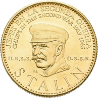 Medaillen Alle Welt: Sowjetunion/UdSSR 1922-1991: Josef Stalin (1878-1953); Goldmedaille 1957 Der Ba - Non Classés