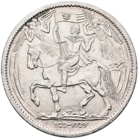 Medaillen Alle Welt: Tschechoslowakei: Silbermedaille 1929 Von O. Spaniel, 1000 Jahre Hl. Wenzel 929 - Unclassified