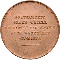 Medaillen Deutschland: Bayern, Maximilian II. 1848-1864: Bronzemedaille O. J., Auf Den Tierschutzver - Other & Unclassified