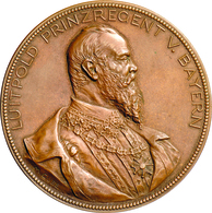 Medaillen Deutschland: Bayern, Prinzregent Luitpold 1886-1913: Bronzemedaille 1897, Stempel Von Gube - Other & Unclassified