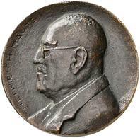 Medaillen Deutschland: Bisingen/Baden Württemberg: Bronzegußmedaille 1949 (signiert HP), Auf Das 50j - Altri & Non Classificati