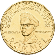 Medaillen Deutschland: Drittes Reich 1933-1945: Erwin Rommel (1891-1944); Goldmedaille 1957 Der Banc - Other & Unclassified