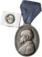 Orden & Ehrenzeichen: Silberne Verdienstmedaille Der A.E.G. - B.E.W.- Für Verdienst Und Treue, Emil - Sonstige & Ohne Zuordnung