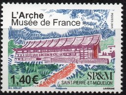 St Pierre Et Miquelon 2019 - L'Arche, Musée De France - 1val Neufs // Mnh - Neufs