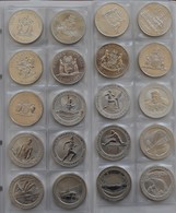 Australien: Ein Album Voll Mit Silbermünzen Aus Australien. Dabei 21 X 10 Dollars 1985 -1999, 2 X 1 - Autres & Non Classés