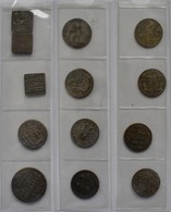 Indien: Lot 13 Stück: Tempeltoken (Ramatanka) , 19. Und 20 Jhd., Verschiedene Motive. 3 X Quadratisc - Inde