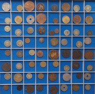 Europa: Lot 64 Münzen Ende 19. Anfang 20. Jhd. überwiegend Schweiz, Frankreich, Belgien. - Autres – Europe