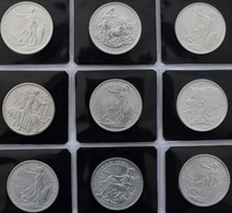 Großbritannien: Lot 9 X 1 OZ Silber Britannia Der Jahre 1998-2006. - Sonstige & Ohne Zuordnung