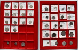 Haus Habsburg: 2 Lindnerboxen Mit 37 Münzen, überwiegend Böhmen/Polen Und Habsburg. Vom Denar (um 10 - Autres – Europe