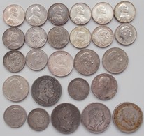 Umlaufmünzen 2 Mark Bis 5 Mark: Lot 26 Münzen, 2 Mark, 3 Mark, 5 Mark, überwiegend Preußen. - Taler Et Doppeltaler