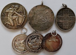 Medaillen Alle Welt: Lot 6 Medaillen, Dabei: Bundesschiessen München 1906; 5 Fr Schützenfest Bern 18 - Unclassified