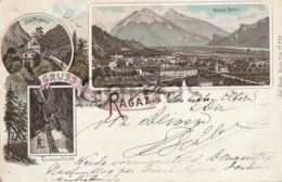 Switzerland - Gruss Aus Ragaz - Bad Pfafers - Litho - Pfäfers