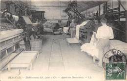 60-BEAUVAIS- ETABLISSEMENT ED. LAINE ET Cie , APPRÊT DES COUVERTURES - Beauvais