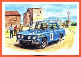 CPM Rallye Renault 8 Gordini - Illustrée Par Alain Chevrier - Rallyes