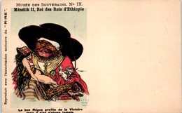 PUBLICITE -- Musée Des Souverains N° IX - Le RIRE - Ménélik II , Roi Des Roi D'Ethiopie - Advertising