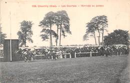 60-CHANTILLY- LES COURSES , L'ARRIVEE AU POTEAU - Chantilly