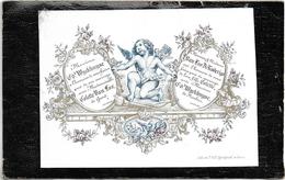 Fair-part Mariage * (carte Porcelaine) Colette Van Loo - De Roderigo (Gent) X Wyckhuyse (Roulers) - Cartoline Porcellana