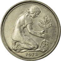 Monnaie, République Fédérale Allemande, 50 Pfennig, 1978, Stuttgart, TTB - 50 Pfennig