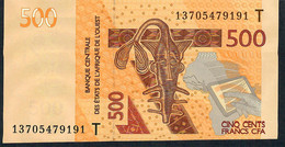 W.A.S. TOGO   P819Tb  500 FRANCS   (20)13 UNC. - Togo