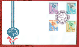 THAILANDE - N°425/428 - Série Complète U.P.U. - FDC De 1965 - Avec La Carte D'origine à L'interieur. - Thailand