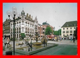 CPSM/gf GREVENBROICH (Allemagne)   Marktplatz - Rathausgebäude - Haus Portz, Animé..*8956 - Grevenbroich