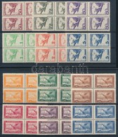 ** 1927 Repülő Sor Négyes Tömbökben (40.000) (2db 5P Ránc / Crease) - Other & Unclassified