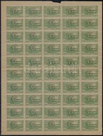 ** Debrecen II. 1920 80f Teljes ív - Other & Unclassified