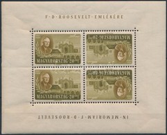 * 1947 Roosevelt 20f Fordított állású Kisív - Other & Unclassified