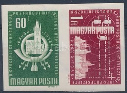 ** 1958 Postaügyi Miniszterek értekezlete Vágott Pár (3.000) (törés) - Other & Unclassified
