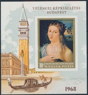 ** 1968 Festmény (IV.) Vágott Blokk (6.000) - Autres & Non Classés