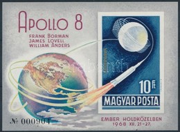 ** 1968 Apollo 8 Vágott Blokk (5.000) - Andere & Zonder Classificatie