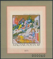 ** 1971 Képes Krónika Vágott Blokk (4.500) - Autres & Non Classés