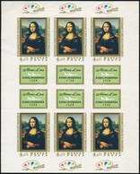 ** 1974 Mona Lisa Vágott Kisív (30.000) (ráncok, Törések / Creases, Folds) - Andere & Zonder Classificatie