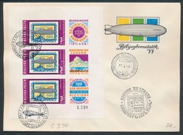 1977 Bélyegbemutatók Vágott Blokk FDC-n (4.000) - Autres & Non Classés