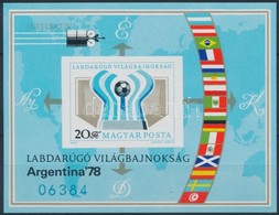** 1978 Labdarúgó VB (III.) - Argentína Vágott Blokk (3.500) - Other & Unclassified