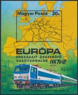 ** 1979 Európa Vasútjai Vágott Blokk (7.000) - Andere & Zonder Classificatie