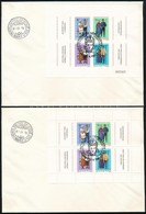 1981 Népviselet Blokk Fogazott és Vágott, Mindkettő FDC-n  (4.350++) - Autres & Non Classés