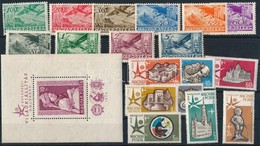 ** * 1936 Repülő Sor és 1958 Brüsszel Sor + Blokk,  Közepes Stecklapon - Sonstige & Ohne Zuordnung