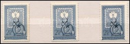 ** 1951 80 éves A Bélyeg 3 Db Sor (12.000) - Otros & Sin Clasificación