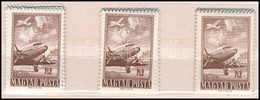 ** 1950 Repülő 3 Db Sor (10.500) - Other & Unclassified